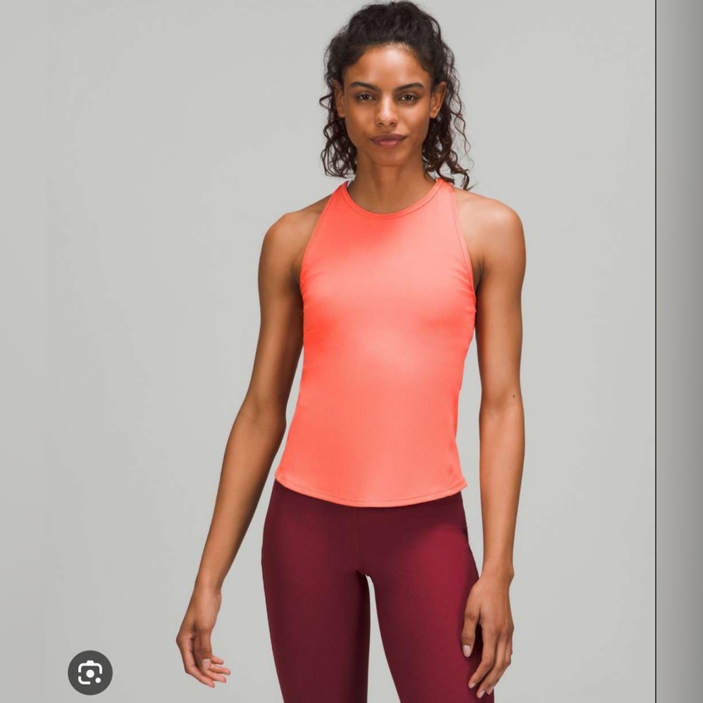 Lululemon base pase ribbed tank top size 8